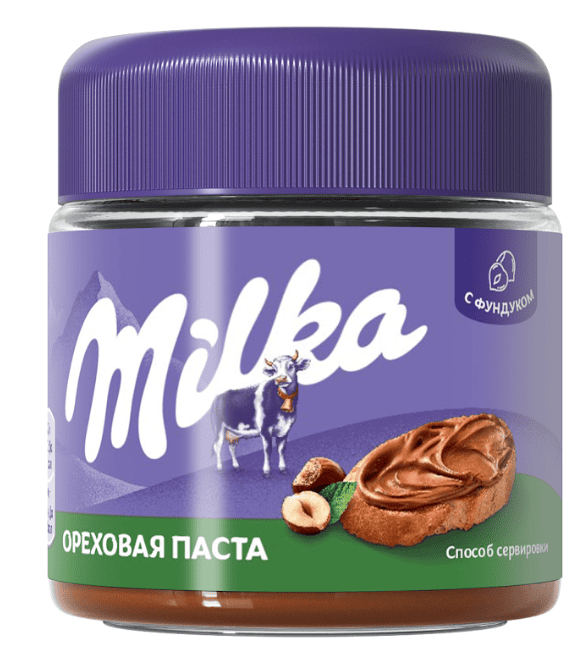 ПАСТА МИЛКА 180Г ОРЕХОВАЯ С ДОБАВЛЕНИЕМ КАКАО СТ