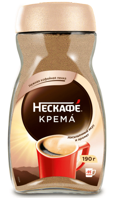 КОФЕ НЕСКАФЕ КЛАССИК КРЕМА 190Г НАТУРАЛЬНЫЙ РАСТВОРИМЫЙ СТ