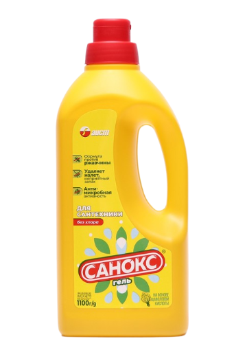 СР-ВО ЧИСТ САНОКС 1,1Л ГЕЛЬ ОТ РЖАВЧИНЫ