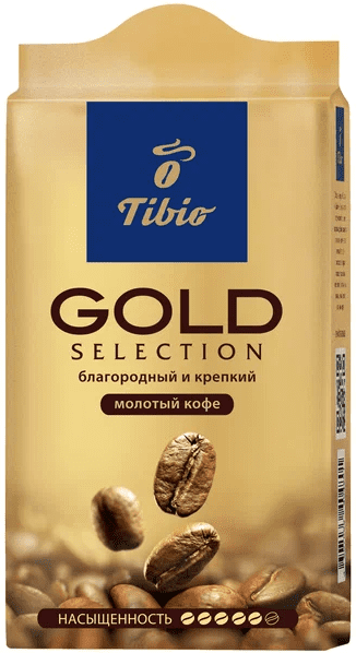 КОФЕ ТИБИО ГОЛД СЕЛЕКШН 250Г МОЛОТЫЙ ВАК/УП