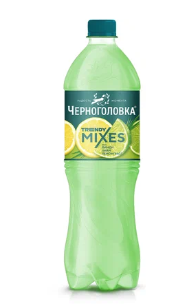 НАПИТОК Б/АЛК ЧЕРНОГОЛОВКА 1Л СО ВКУСОМ ЛИМОНА ЛАЙМА ЛЕМОНГРАССА СИЛЬНОГАЗ ПЭТ