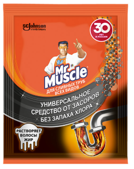 СР-ВО ЧИСТ МИСТЕР МУСКУЛ 70Г Д/ПРОЧИСТКИ СЛИВНЫХ ТРУБ ВСЕХ ВИДОВ ГРАНУЛЫ