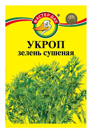 УКРОП МАСТЕР ДАК 5Г ЗЕЛЕНЬ СУШЕНАЯ ПАК