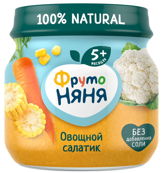 ПЮРЕ ФРУТОНЯНЯ 80Г ОВОЩНОЙ САЛАТИК