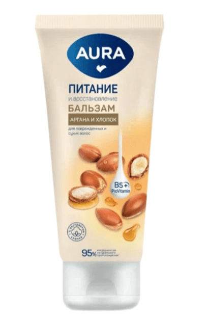 БАЛЬЗАМ Д/ВОЛОС АУРА 250МЛ ПИТАНИЕ И ВОССТАНОВЛЕНИЕ