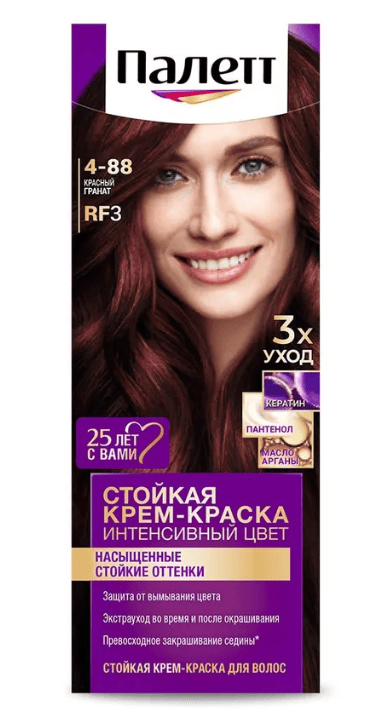 КРАСКА Д/ВОЛОС ПАЛЕТТ RF3 КРАСНЫЙ ГРАНАТ
