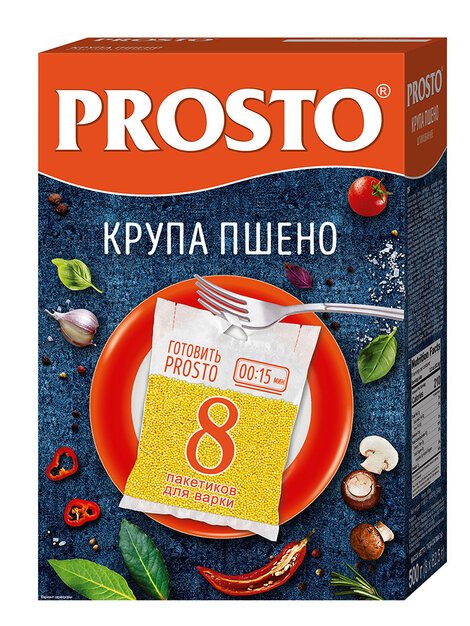 КРУПА ПРОСТО ПШЕНО 500Г 8*62,5Г ТВ