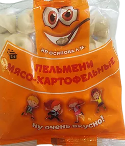ПЕЛЬМЕНИ ОСИПОВА 450Г МЯСО-КАРТОФЕЛЬНЫЕ