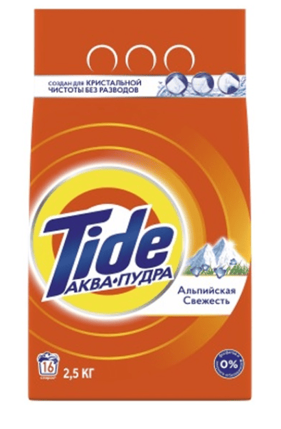 ПОРОШОК ТАЙД 2,5КГ АВТОМАТ АЛЬПИЙСКАЯ СВЕЖЕСТРЬ
