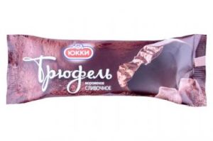 МОРОЖЕНОЕ ЮККИ 65Г СЛИВОЧ С АРОМ ВАНИЛИ И НАЧ СО ВКУС ТРЮФЕЛЬ В ГЛАЗУРИ ЭСКИМО