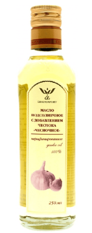 МАСЛО ЧЕСНОЧНОЕ ПОДСОЛНЕЧНОЕ ДИАЛ ЭКСПОРТ 0,25Л СТ