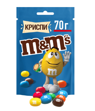 ДРАЖЕ М&М 70Г КРИСПИ