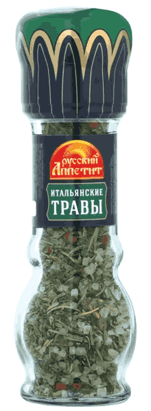 ПРИПРАВА РУССКИЙ АППЕТИТ 60Г ИТАЛЬЯНСКИЕ ТРАВЫ МЕЛЬНИЦА