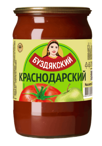 СОУС БУЗДЯКСКИЙ КРАСНОДАРСКИЙ 670Г СКО