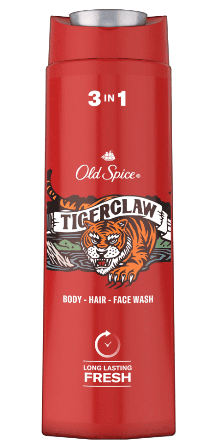 ГЕЛЬ Д/ДУША-ШАМПУНЬ ОЛД СПАЙС 400МЛ 2В1 ТАЙГЕРКЛАВ