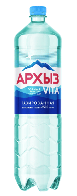 ВОДА МИНЕРАЛЬНАЯ АРХЫЗ ВИТА 1,5Л ГАЗИРОВАННАЯ ПЭТ