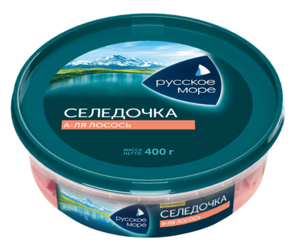 СЕЛЬДЬ РУССКОЕ МОРЕ 400Г ФИЛЕ-КУСОЧКИ Т/О С/СОЛ А-ЛЯ ЛОСОСЬ
