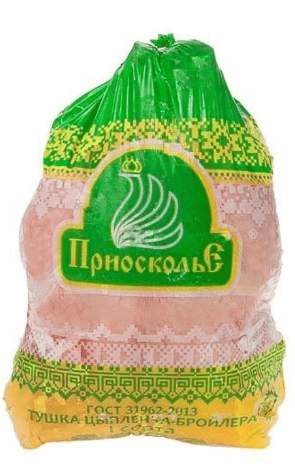 ЦЫПЛЯТА БРОЙЛЕРЫ 1С ТУШКА ПРИОСКОЛЬЕ 7-8 КАЛИБР