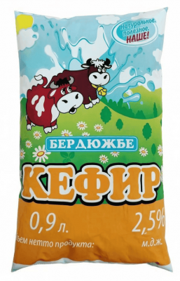 КЕФИР БЕРДЮЖЬЕ 2,5% 900Г ФИН ПАК