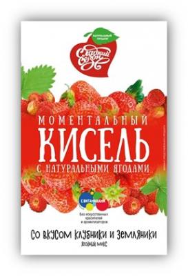 КИСЕЛЬ СЛАДКИЙ СЕЗОН 30Г СО ВКУСОМ КЛУБНИКИ И ЗЕМЛЯНИКИ