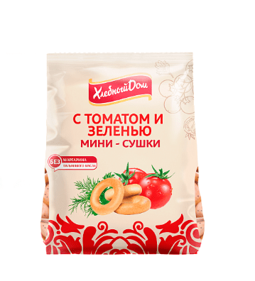 СУШКА МИНИ КОЛОМЕНСКОЕ ХЛЕБНЫЙ ДОМ 180Г ТОМАТНЫЕ