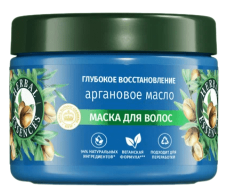 МАСКА Д/ВОЛОС ХЕРБЕЛ ЭССЕНСЕС 300МЛ АРГАНОВОЕ МАСЛО