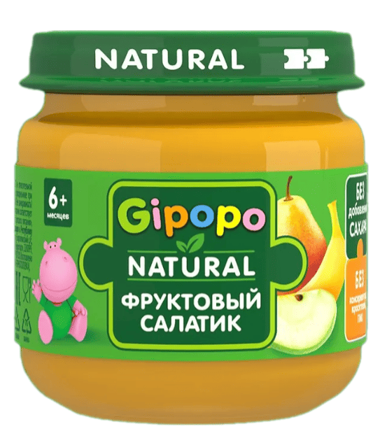 ПЮРЕ ГИПОПО 80Г ФРУКТОВЫЙ САЛАТИК СТ