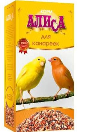 КОРМ Д/КАНАРЕЕК АЛИСА 450Г