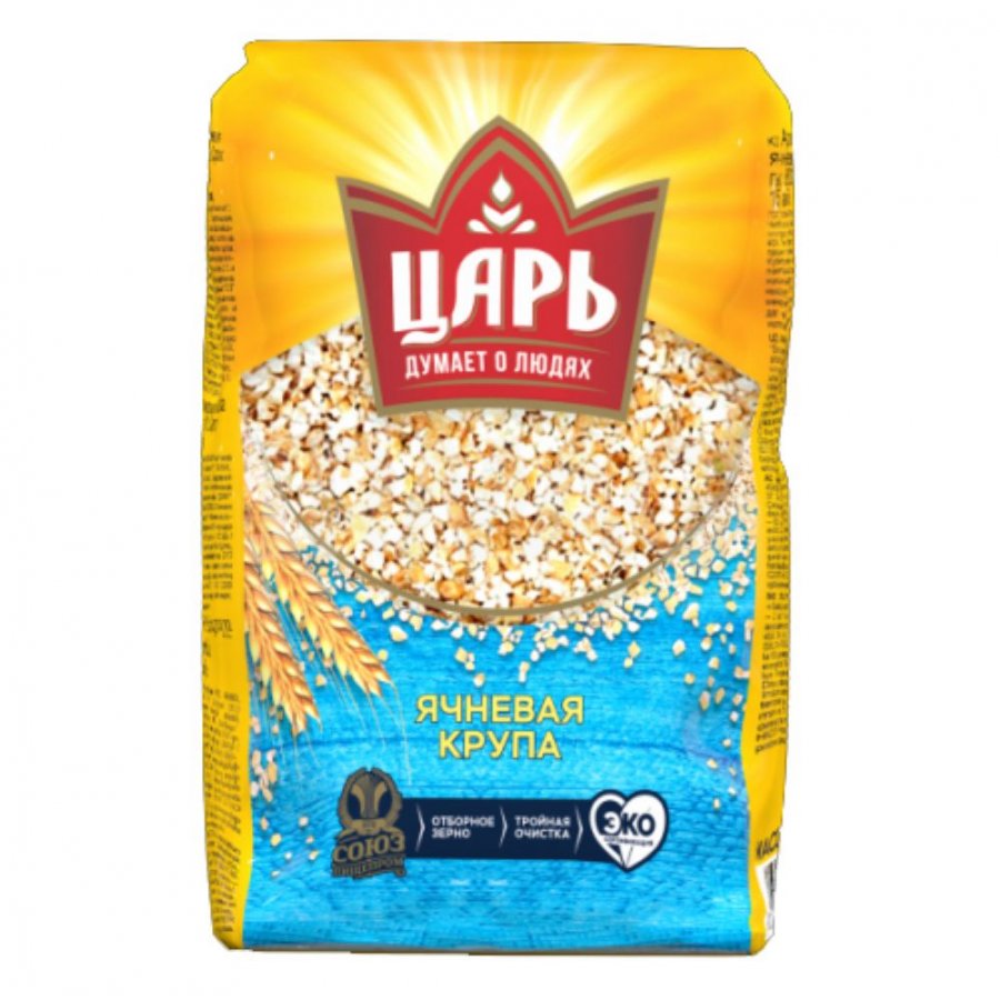 КРУПА ЯЧНЕВАЯ ЦАРЬ 600Г №2 ПАК