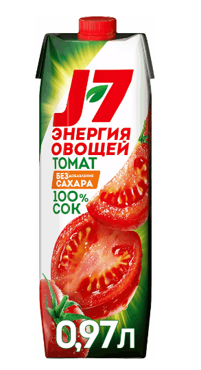 СОК ДЖЕЙ СЕВЕН 0,97Л ТОМАТНЫЙ С СОЛЬЮ С МЯК Д/ДЕТСКОГО ПИТАНИЯ