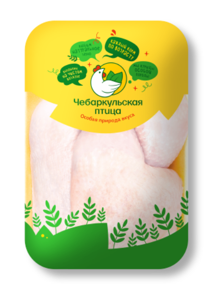 ОКОРОЧОК ЦЫПЛЕНКА-БРОЙЛЕРА ЧЕБАРКУЛЬ КГ ОСОБЫЙ ЗАМОРОЖ ПОДЛОЖКА