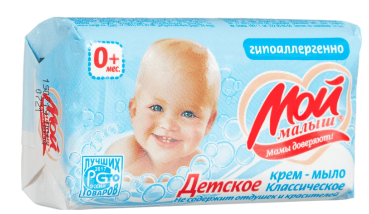 КРЕМ-МЫЛО МОЙ МАЛЫШ 100Г ДЕТСКОЕ