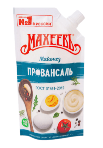 МАЙОНЕЗ МАХЕЕВЪ 200МЛ ПРОВАНСАЛЬ 67% ДОЙ ПАК ДОЗ