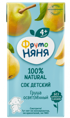 СОК ФРУТОНЯНЯ 0.5Л ГРУША ОСВЕТЛЕННЫЙ Д/П