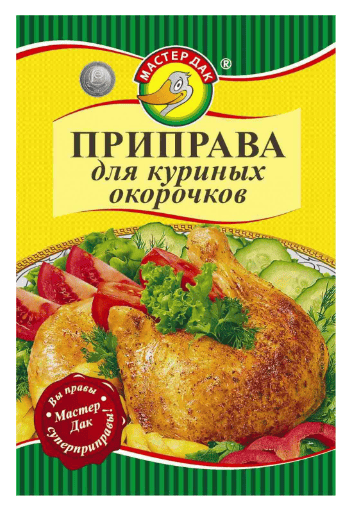 ПРИПРАВА МАСТЕР ДАК 15Г ДЛЯ КУРИНЫХ ОКОРОЧКОВ ПАКЕТ