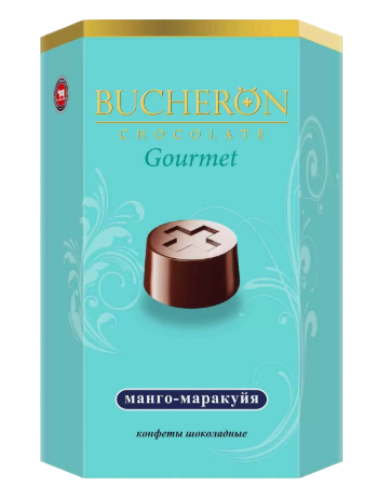 КОНФЕТЫ БУШЕРОН ГУРМЕТ 130Г СО ВКУСОМ МАНГО МАРАКУЙЯ КАРТ