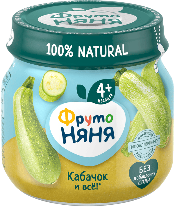 ПЮРЕ ФРУТОНЯНЯ 80Г ИЗ КАБАЧКОВ СТ