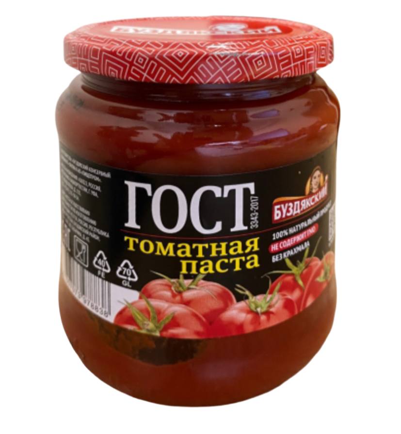 ПАСТА ТОМАТНАЯ БУЗДЯКСКАЯ 500Г ГОСТ ТВИСТ СТ