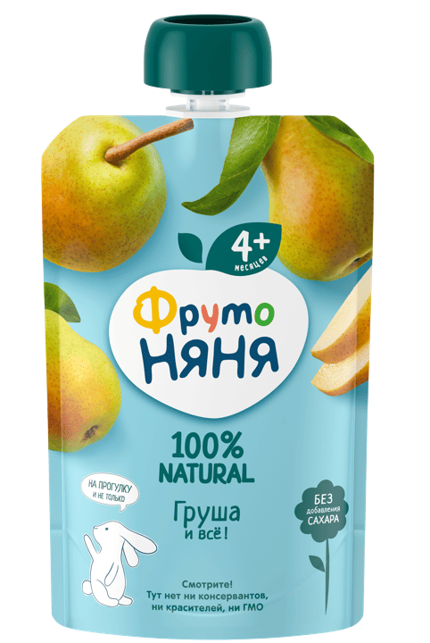 ПЮРЕ ФРУТОНЯНЯ 90Г ГРУША М/У