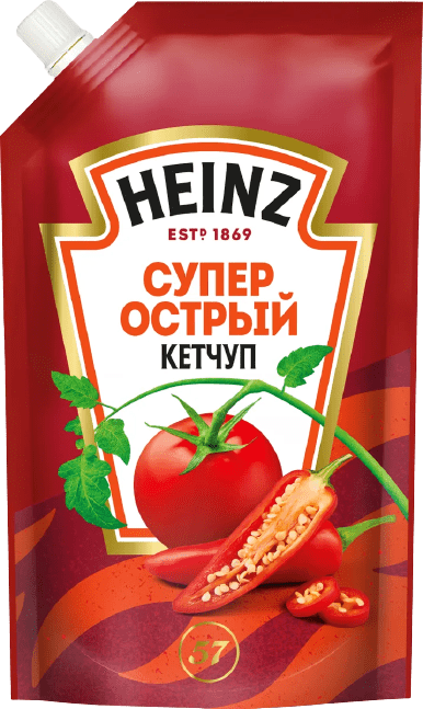 КЕТЧУП ХАЙНЦ 320Г ОСТРЫЙ Д/П ДОЗ