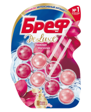 СР-ВО Д/УНИТАЗА БРЕФ ДЕЛЮКС 2*50Г НЕЖНАЯ МАГНОЛИЯ