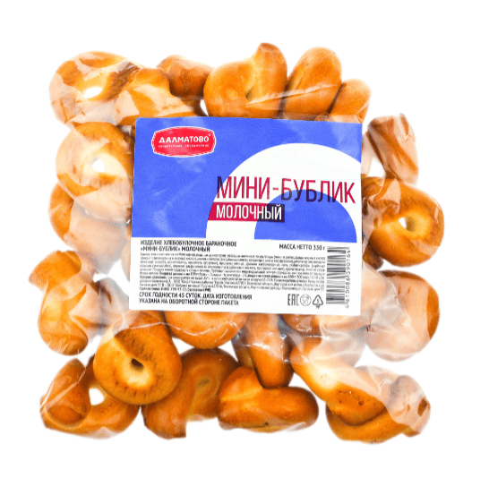 МИНИ-БУБЛИК ДАЛМАТОВО 350Г МОЛОЧНЫЙ