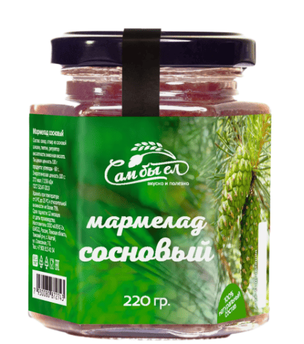 МАРМЕЛАД САМ БЫ ЕЛ 220Г СИБИРСКИЙ СОСНОВЫЙ СТ
