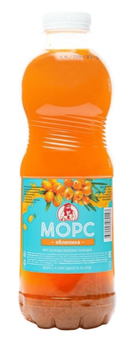 МОРС БРОДИЧ 1Л ИЗ ЯГОД ОБЛЕПИХИ ПЭТ