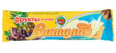 БАТОНЧИК МЮСЛИ ВИТАЛАД 40Г ЛЕГКИЙ