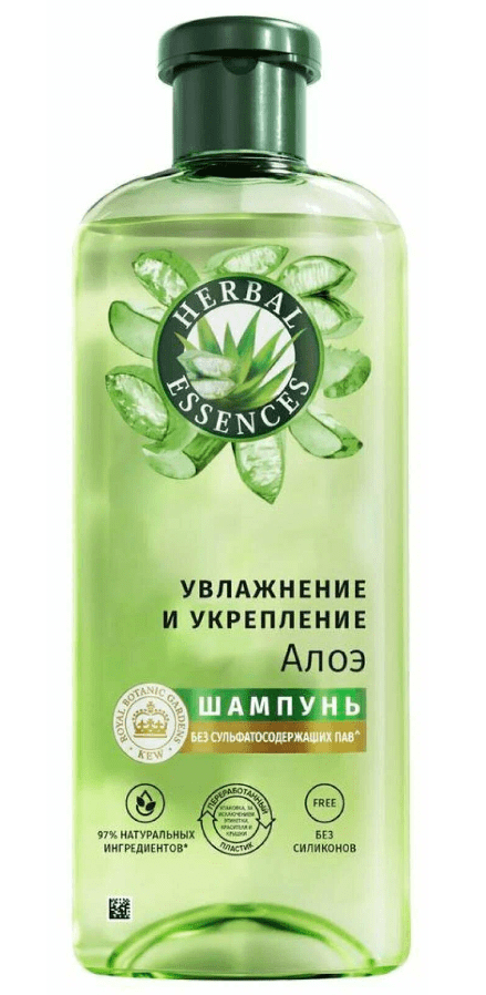 ШАМПУНЬ ХЕРБЕЛ ЭССЕНСЕС 350МЛ АЛОЕ