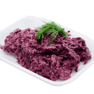 САЛАТ СВЕКОЛЬНЫЙ С ЧЕРНОСЛИВОМ И ОРЕХАМИ КГ