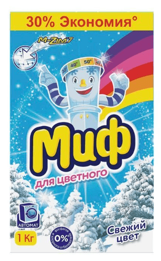 ПОРОШОК МИФ 1КГ АВТОМАТ СВЕЖИЙ ЦВЕТ