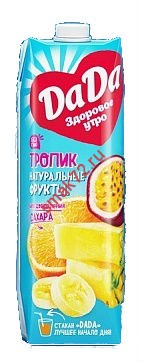 НЕКТАР ДА ДА 0,95Л ИЗ ТРОПИЧЕСКИХ ФРУКТОВ С МЯКОТЬЮ Д/П