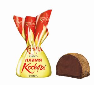 КОНФЕТЫ ФАБРИКА ИМЕНИ КРУПСКОЙ ПЛАМЯ КОСТРА КГ